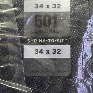 Levi’s 501 original, never taken out of package shipped in.